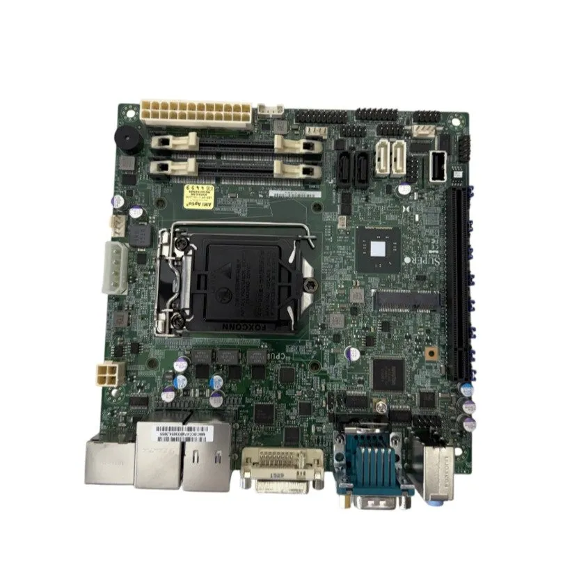 Материнская плата Supermicro MBD-X10SLV-O Motherboard Mini-ITX Socket H3 (LGA 11 — фото лота 1