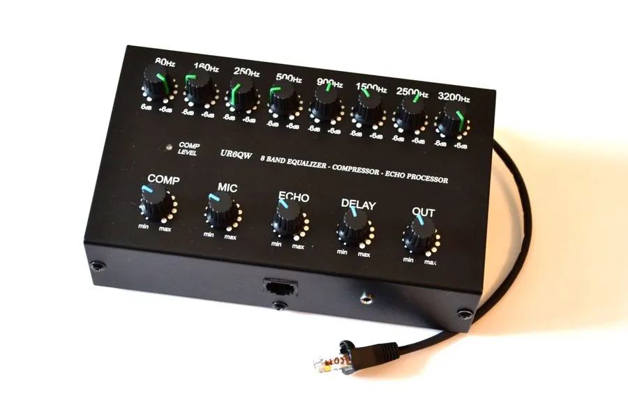 Радиостанция 8 Band Mic Sound EQ Comp для Icom radio RJ45 IC-7100 IC-7000 IC-V80