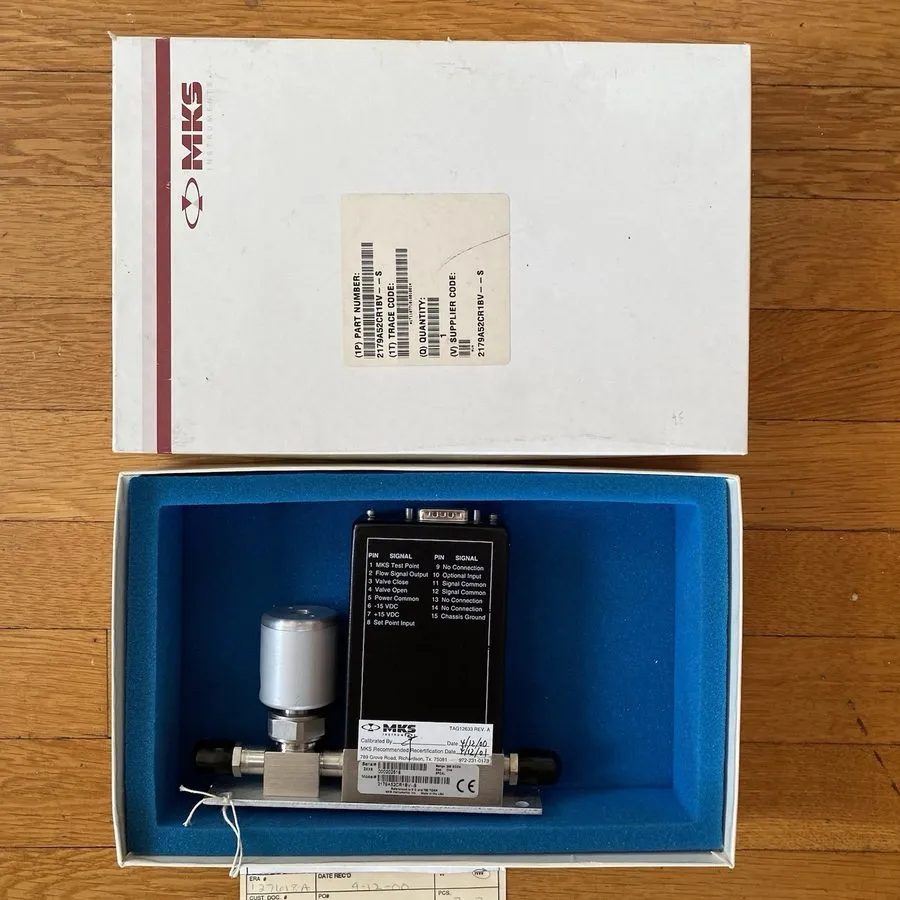 Контроллер MKS Instruments 2179A52CR1BV-S Mass Flow Controller Factory — фото лота 1