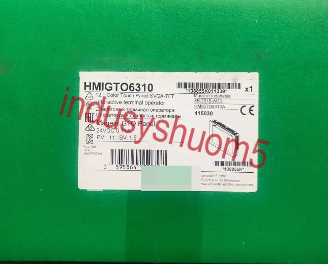 Панель оператора HMIGTO6310 HMI Touch Screen Panel