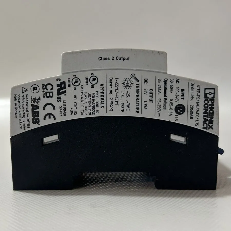 Блок питания Phoenix Contact STEP-PS 2868648 24VDC 1.75A 42W DIN Rail Power Supp