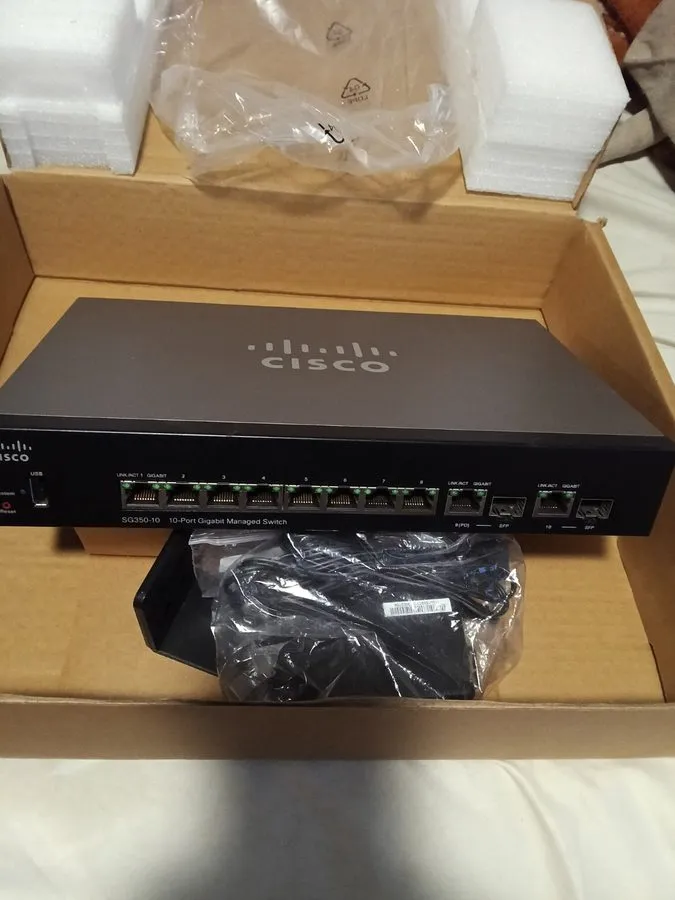 Коммутатор Cisco SG350-10 10-Port Gigabit Managed Switch SG350-10-K9-NA