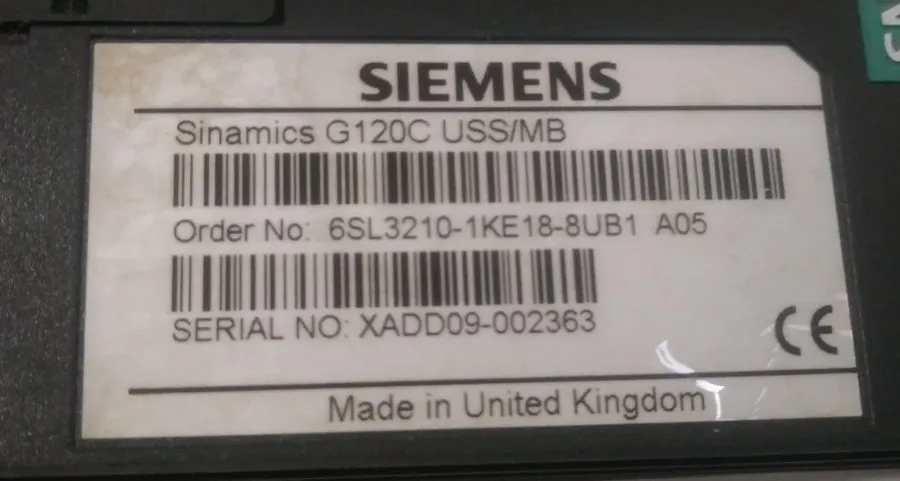 Частотный преобразователь Siemens G120C USS/MB Driver