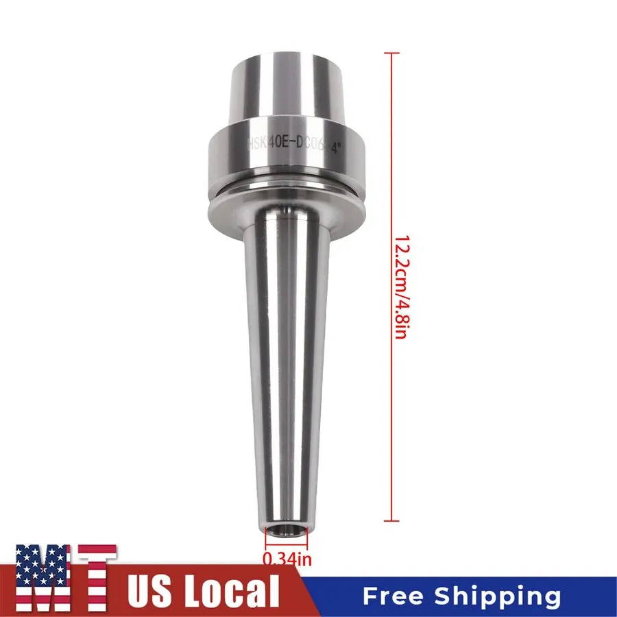 Режущий инструмент HSK40E-DC06-4 Inch Slim Collet Chuck 3 Collets 1/8 3/16 1/4 H
