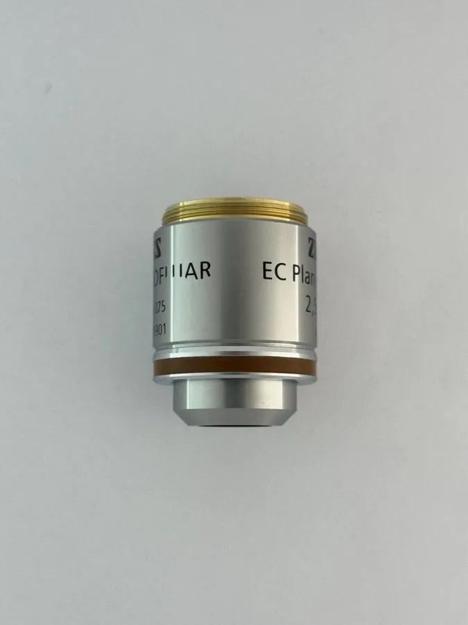 Объектив микроскопа Nikon CF Plan 2.5X/0.075 EPI Microscope Brightfield Objectiv — фото лота 1