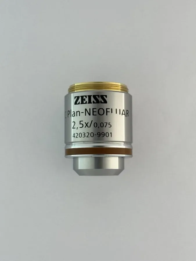 Объектив микроскопа Nikon CF Plan 2.5X/0.075 EPI Microscope Brightfield Objectiv — фото лота 2