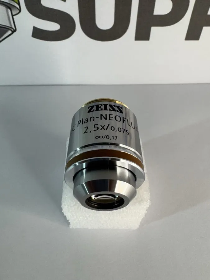 Объектив микроскопа Nikon CF Plan 2.5X/0.075 EPI Microscope Brightfield Objectiv — фото лота 3