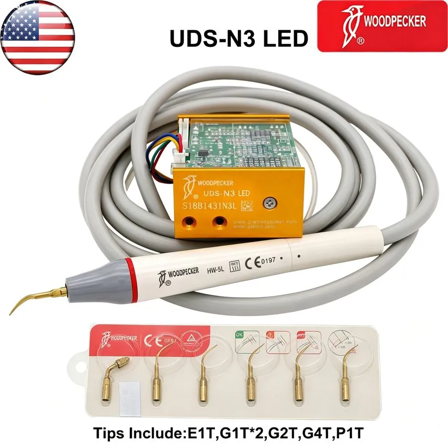 Стоматологический наконечник Woodpecker Dental Ultrasonic Piezo Scaler Built-in — фото лота 3