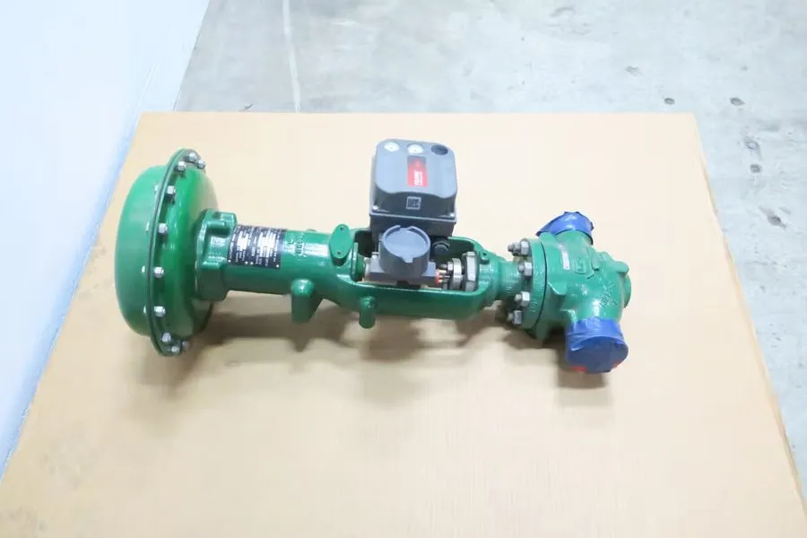 Клапан Fisher ET 667 Size 30i Dvc6200hw2 Pneumatic Steel Flanged Control Valve 1