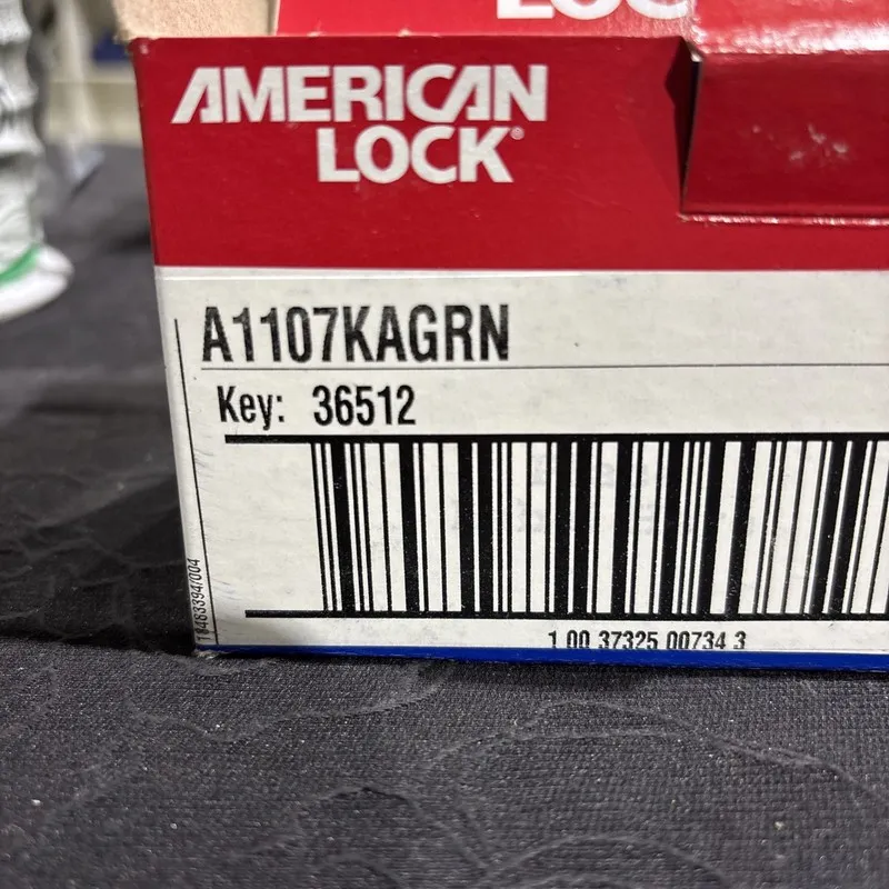 Такелажная скоба American Lock A1107KAGRN Keyed Alike 3 Inch Shackle — фото лота 1