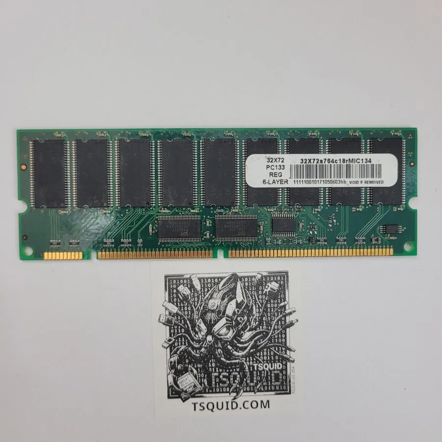 Ноутбук Micron RAM 32X7284c18rMIC134 256MB PC133 SDRAM ECC REG 168-Pin DIMM Memo