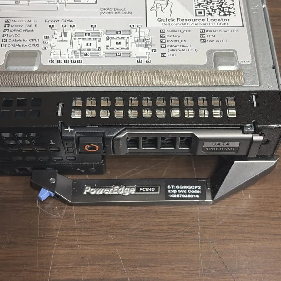 Процессор DELL POWEREDGE FC640 Server FHH8V W/×2 Intel Xeon Gold 6142,0KHKN5 — фото лота 1
