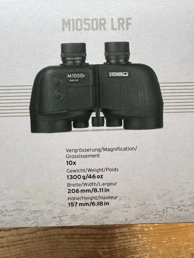 Оптико-электронная система Steiner Military Binoculars M1050r LRF 10x50mm Laser — фото лота 4