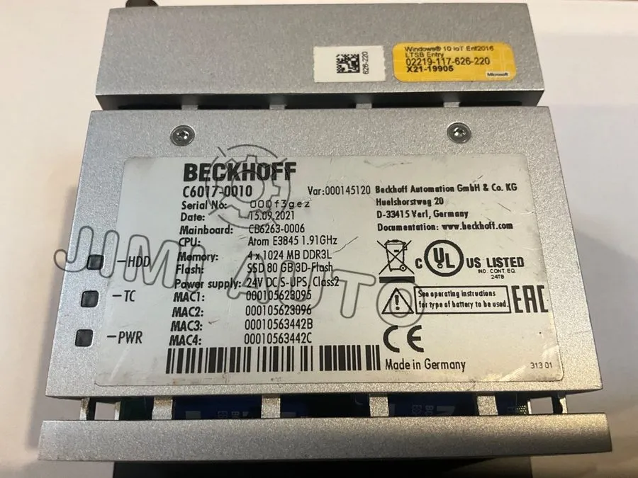 Промышленный компьютер Beckhoff Ultra-compact control cabinet industrial PC C601