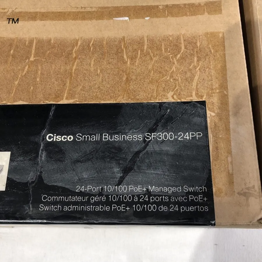 Коммутатор Cisco SF300-24PP-K9 24 Port PoE+ Managed Switch + RESET