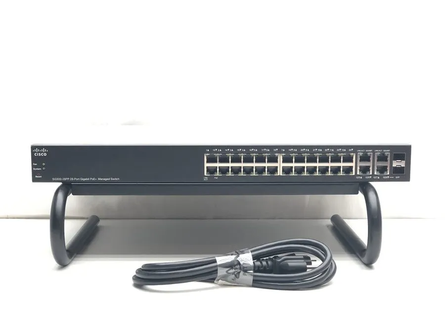 Коммутатор Cisco SG300-28PP 28-Port Gigabit PoE Managed Network Switch