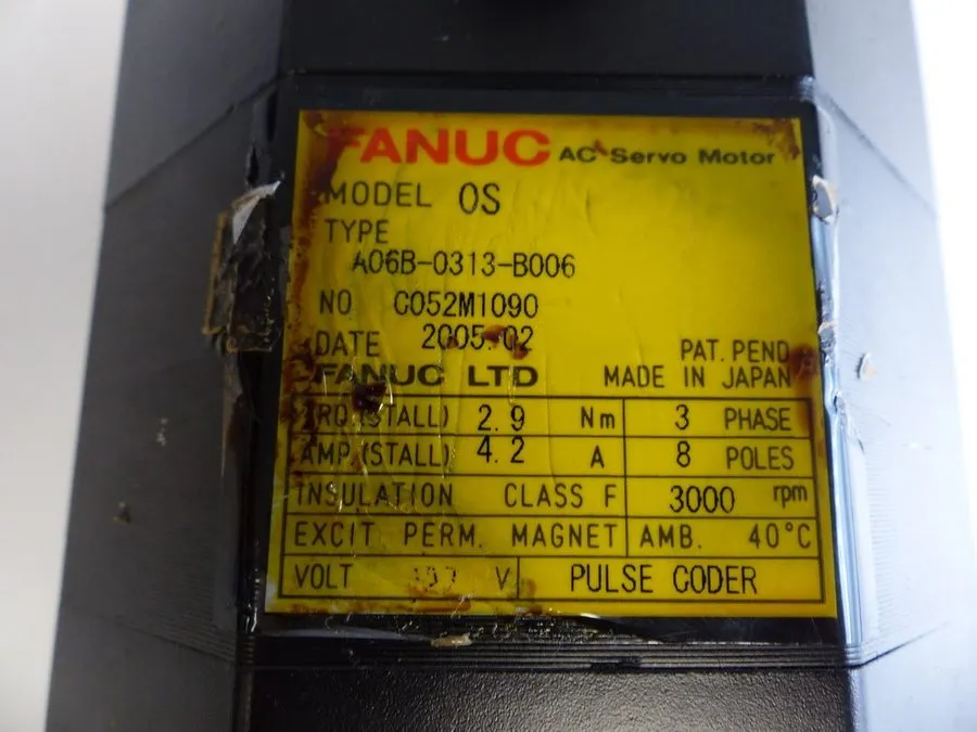 Серводвигатель Fanuc A06B-0313-B006 AC Servo Motor USIP