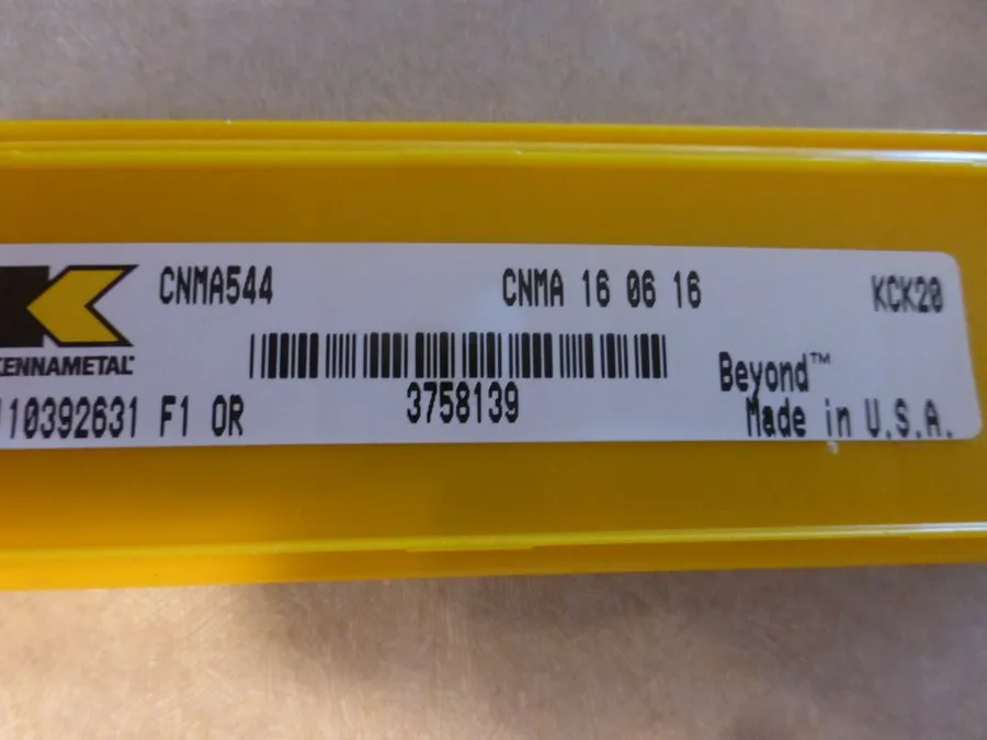Режущий инструмент KENNAMETAL CARBIDE TURNING INSERT CNMA544 KCK20 MADE IN USA