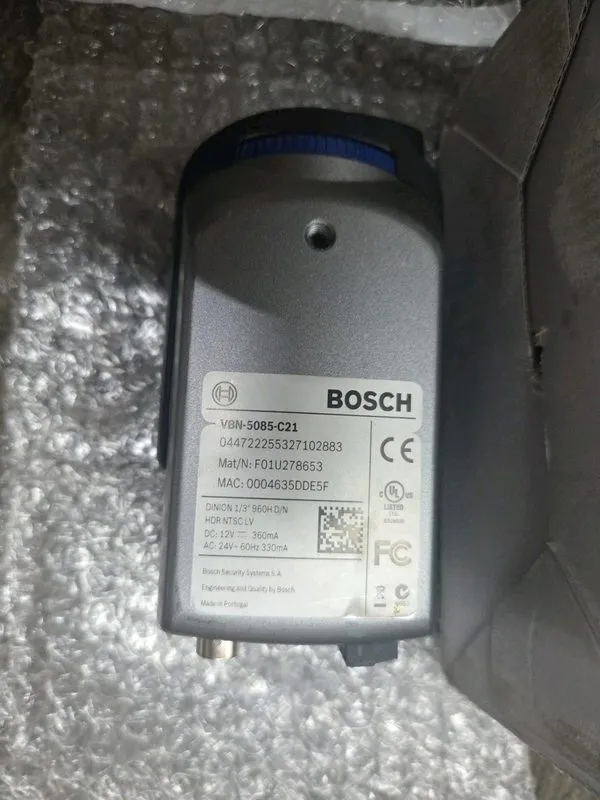 Камера x Bosch VBN-5085-C21 AN 5000 960H Indoor WDR Box Analog Camera No Lens — фото лота 2
