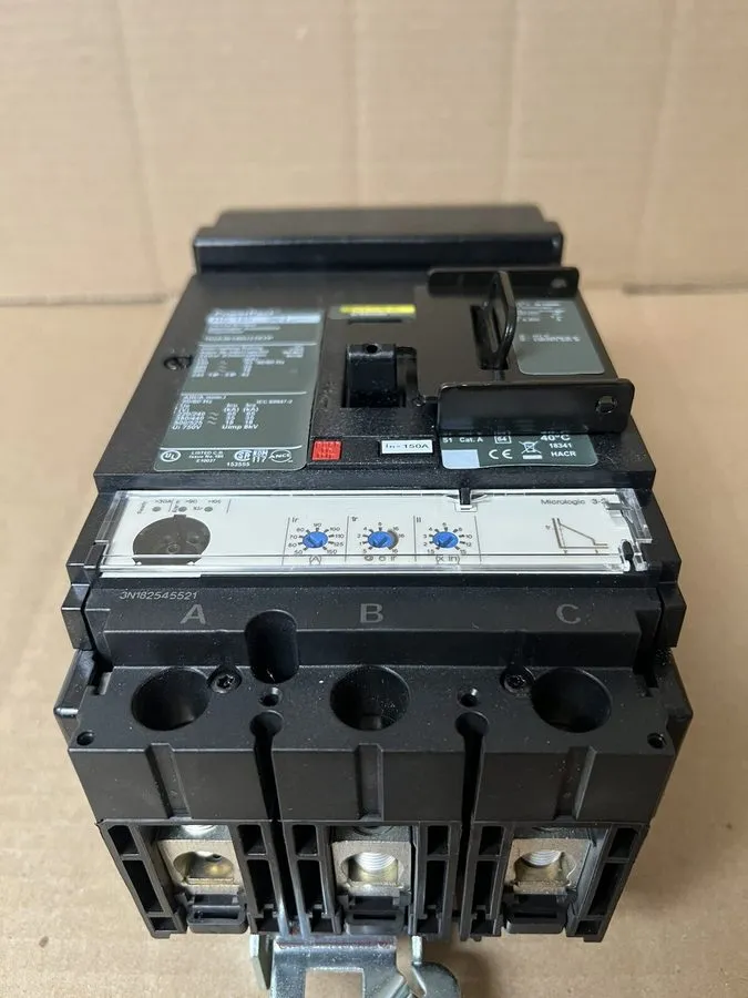 Автоматический выключатель HGA36150U31X Square D 150 Amp 600V 3 Pole 35kA@480V I