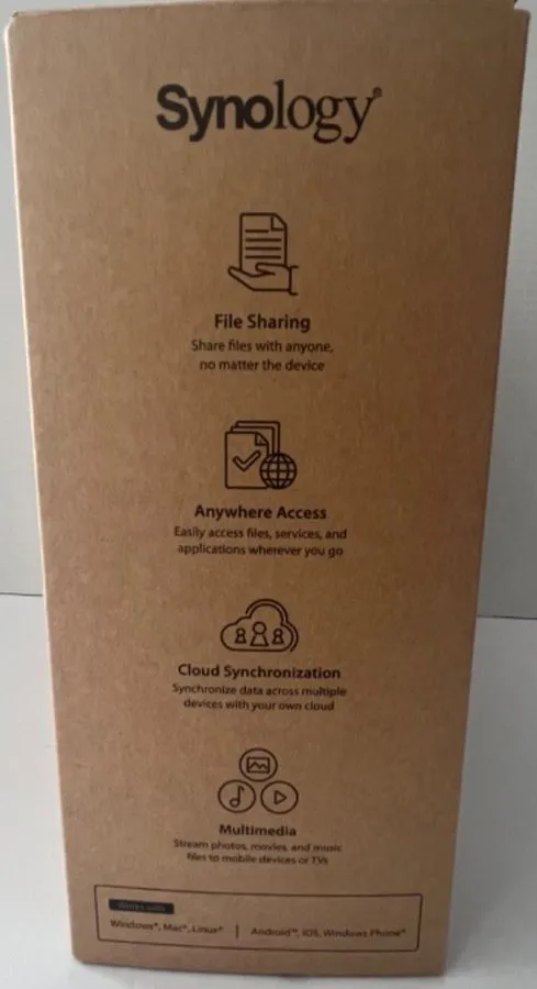 Сетевое хранилище SYNOLOGY DiskStation DS216play 2 Bay Network-Attached Storage — фото лота 2