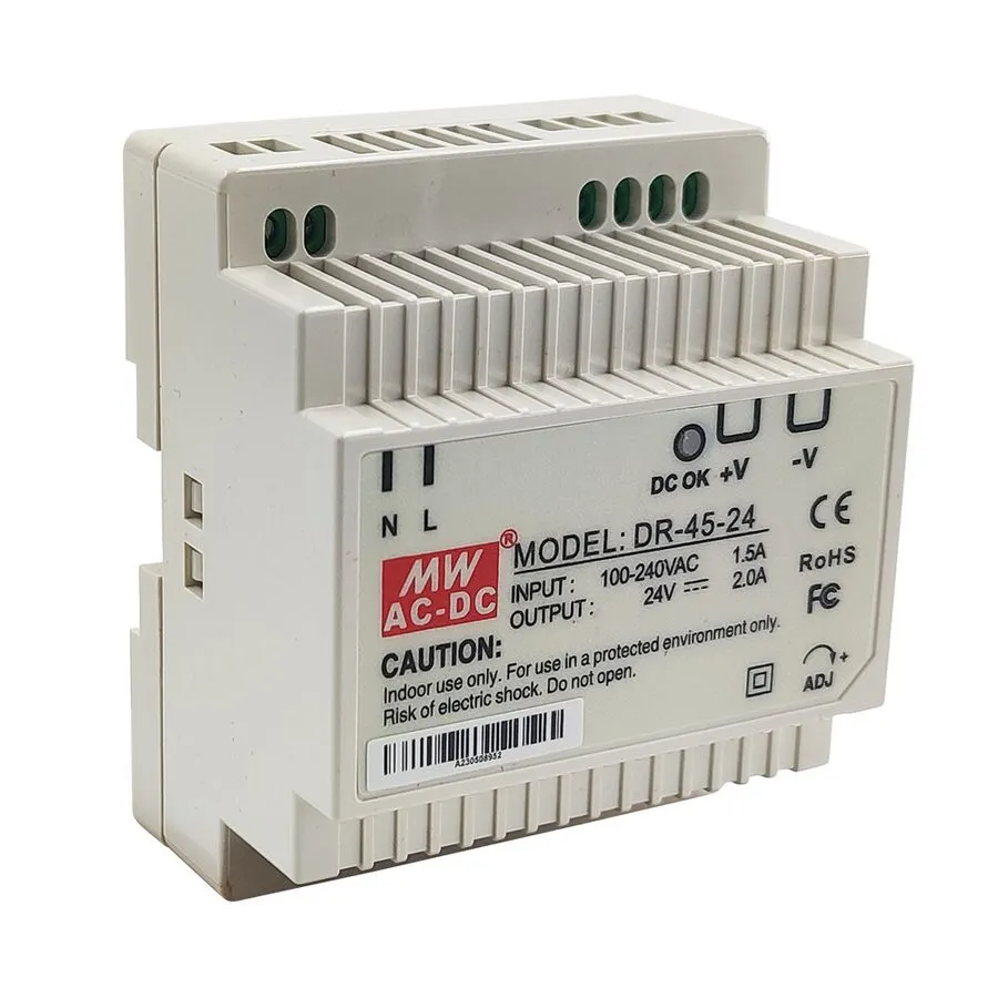Блок питания Industrial DIN Rail Switching Power Supply DR-45-24V 45W Single Out