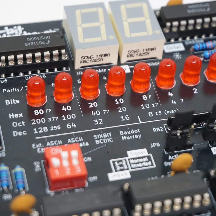 Электронный компонент 8-bit Workbench™ + Super Breadboard 2 + Binary Keyboard DI — фото лота 2
