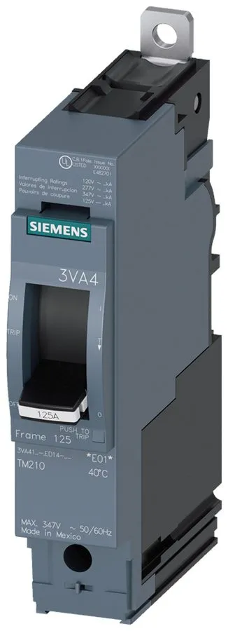 Автоматический выключатель Siemens 3VA4130-5ED14-0AA0 Circuit Breaker 30A 1P 347