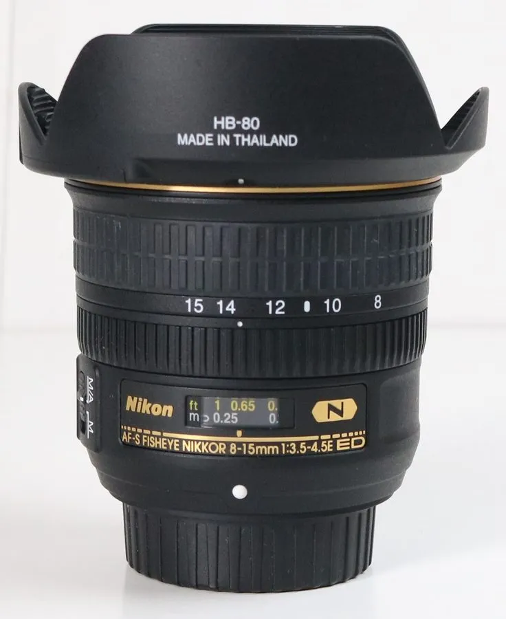 Объектив Nikon AF-S Fisheye NIKKOR 8-15mm F/3.5-4.5E ED Lens — фото лота 1
