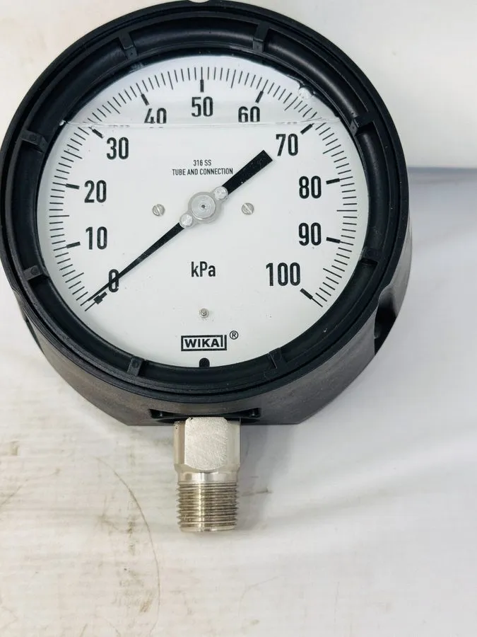 Трубопроводная арматура WIKA 232.34 Pressure Gauge, 0-15 PSI, 4.5" Dial, Part Nu