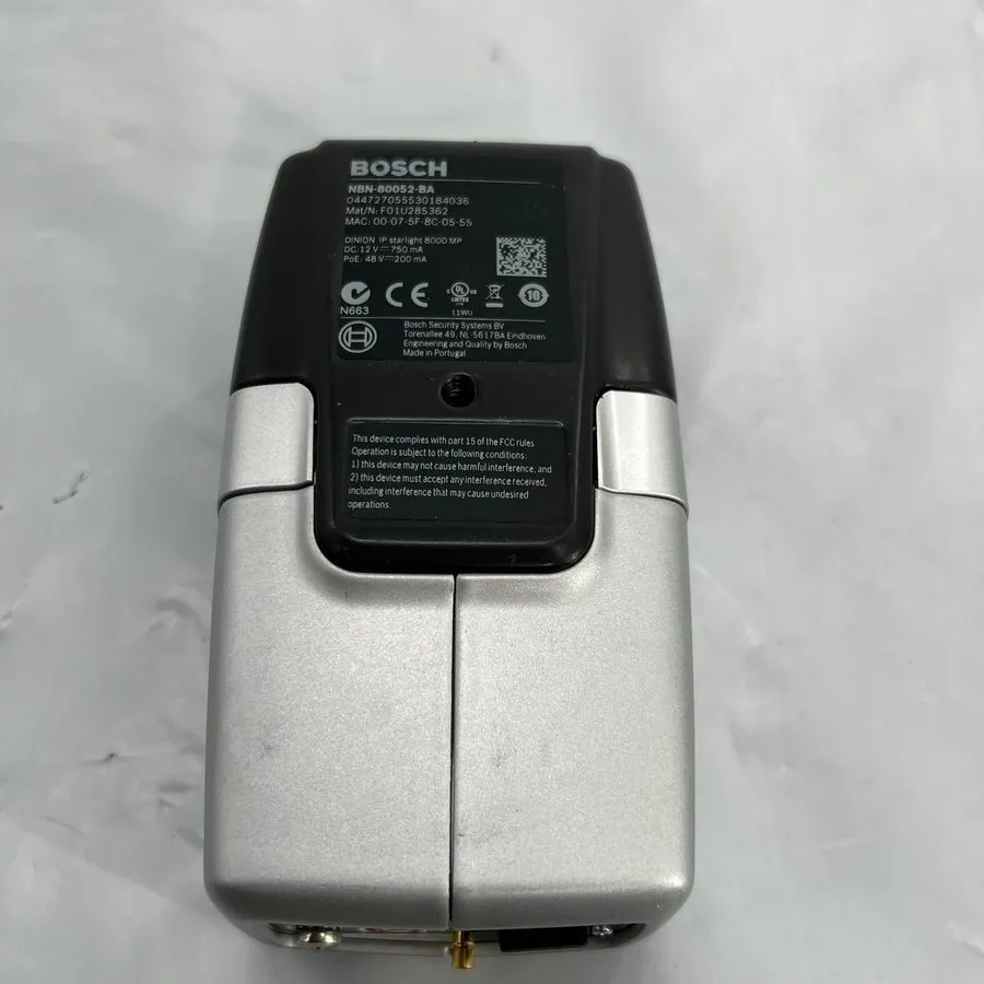 Камера BOSCH NBN-80052-BA DINION IP STARLIGHT 8000 5MP Security Camera K32 — фото лота 4