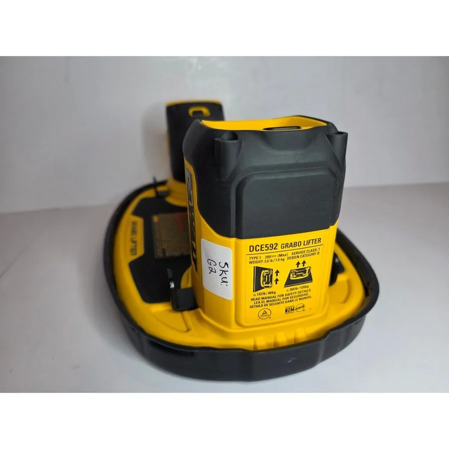 Вакуумная присоска DEWALT 20V MAX Grabo Vacuum Lifter DCE592 Cordless Electric S — фото лота 1