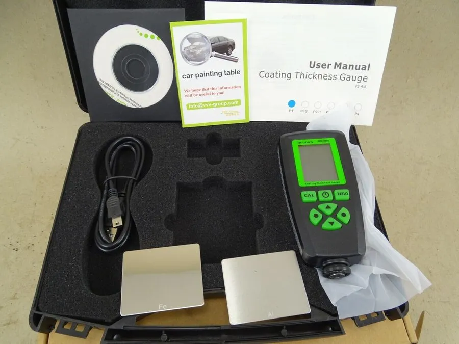 Толщиномер VVV- Group Digital Coating Thickness Gauge CM-208FN
