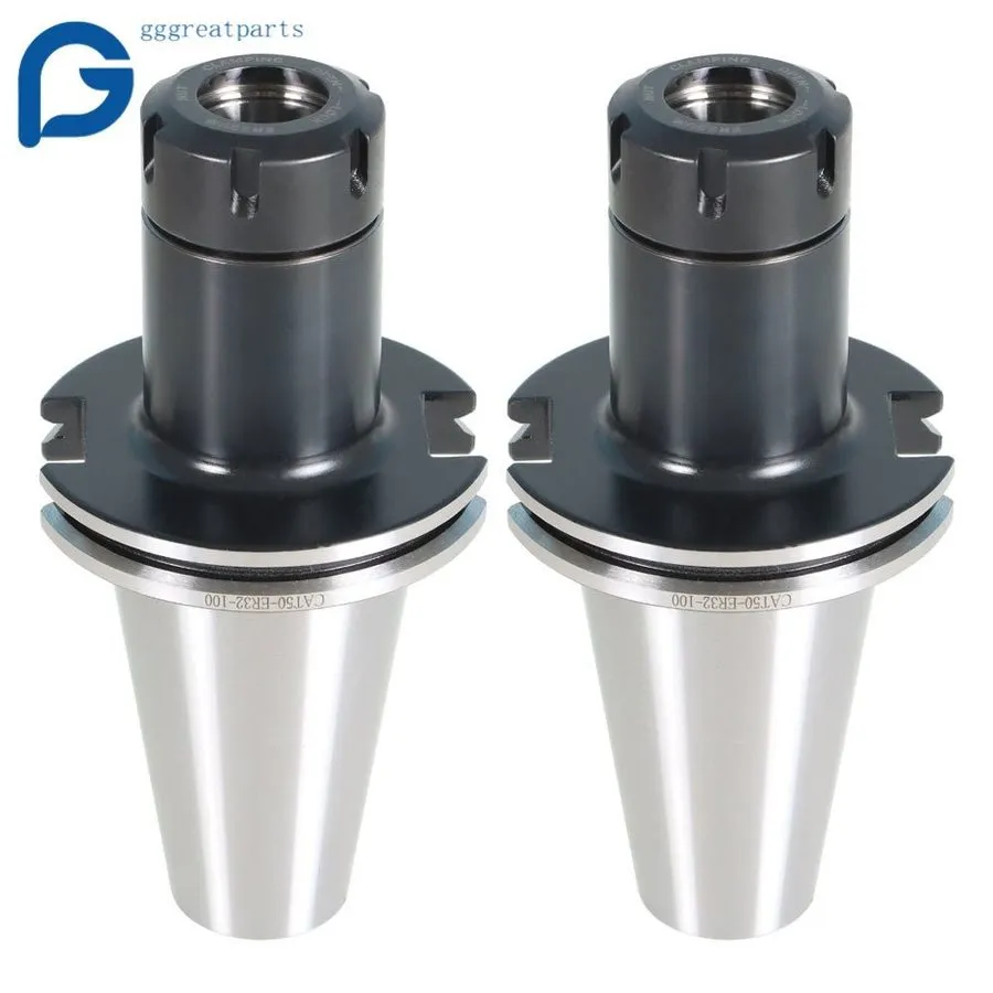 Режущий инструмент 150 mm CAT50-ER32 Collet Chuck 6" Gage Length 2 Chucks Tool H — фото лота 2