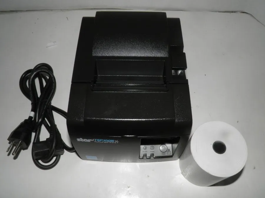 Принтер чеков STAR TSP100 Thermal POS Receipt Printer TSP143IIIBI GY US BLUETOOT