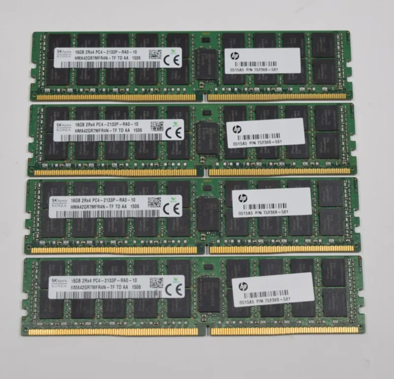 Модуль памяти 16GB SK Hynix DDR4-2133P ECC 2Rx4 SERVER RAM PC4-2133P-RA0-10
