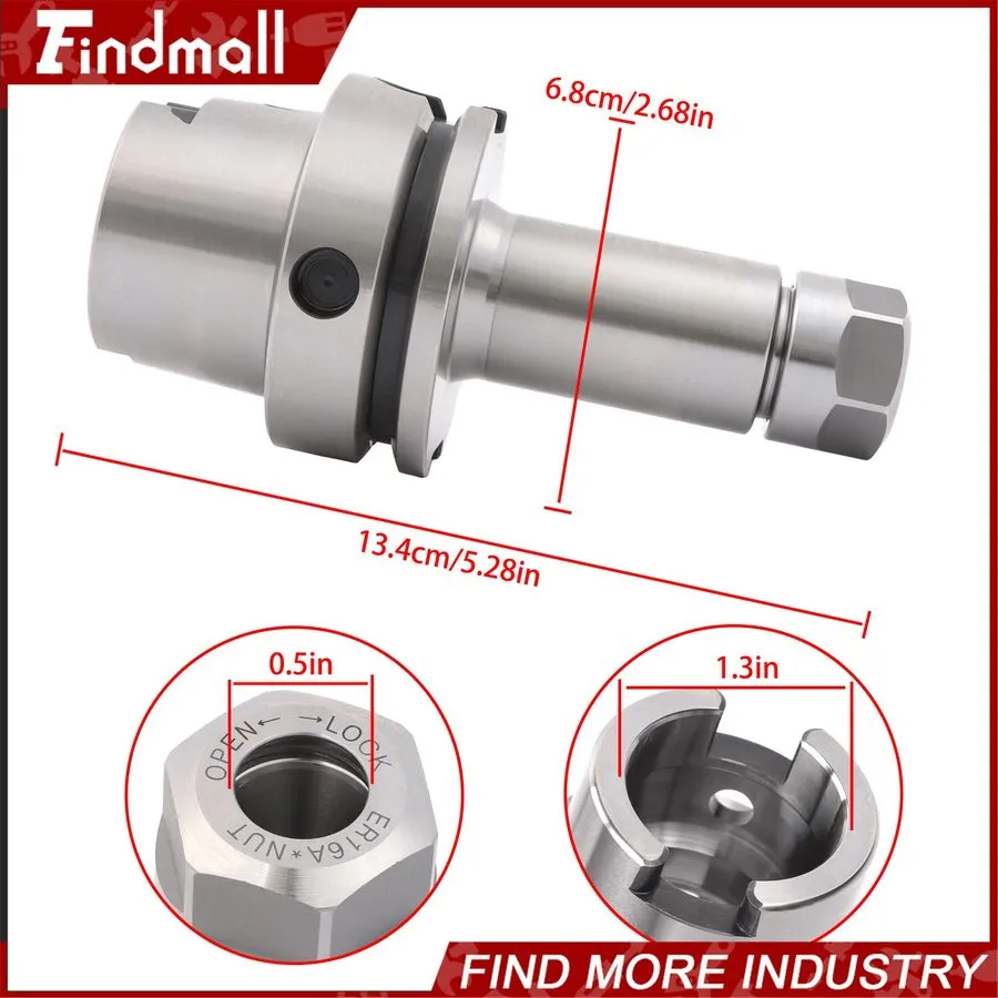 Режущий инструмент Findmall HSK63A-ER16A-100 Precision Collet Chuck G2.5 30000RP
