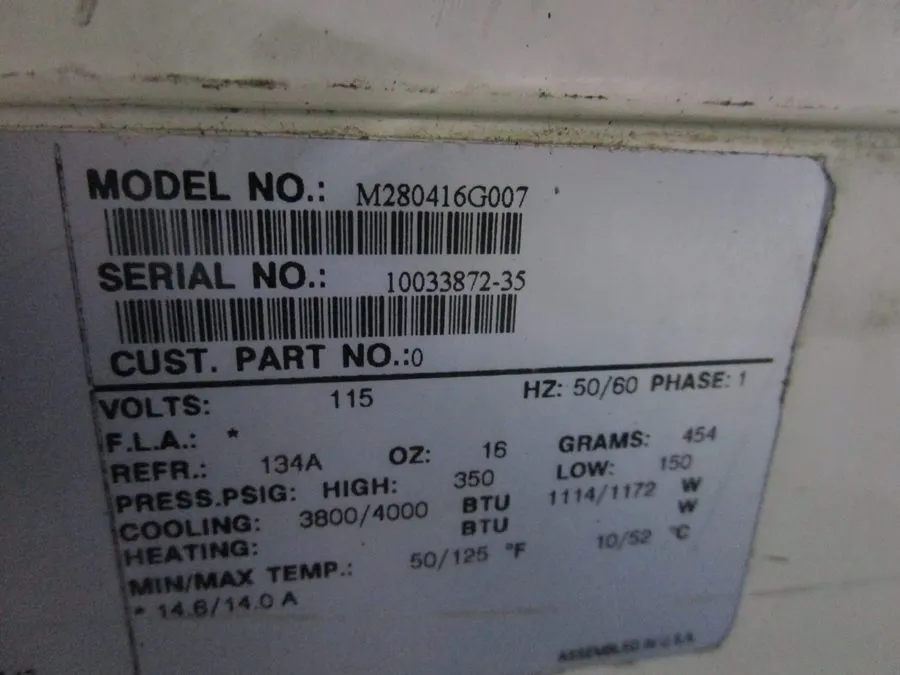 Кондиционер PARTS ONLY MCLEAN ENCLOSURE AIR CONDITIONER M280416G007 134A/14.6-14
