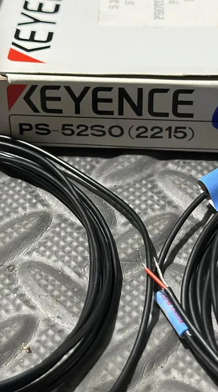 Фотоэлектрический датчик KEYENCE PS-52SO Photoelectric Sensor Set Fiber Optic Sw — фото лота 2