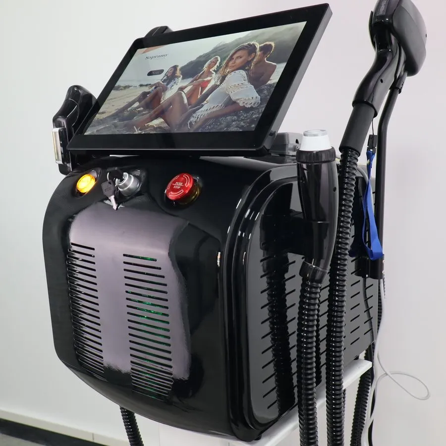Диод 755nm/808nm/1064nm Hair Removal Diode Laser Machine Pico nd Yag Tattoo Remo