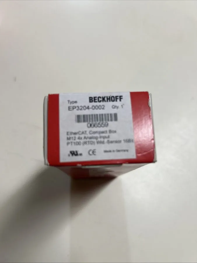 Beckhoff EP3204-0002 Ethernet Box 4-Channel