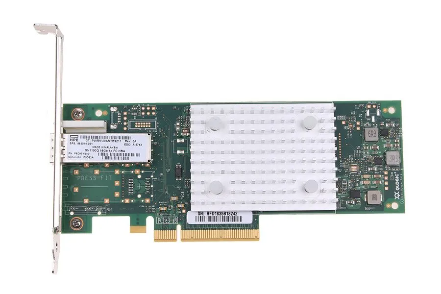 Контроллер P9D93A HPE StoreFabric SN1100Q 16Gb Single Port Fibre Channel HBA QLE