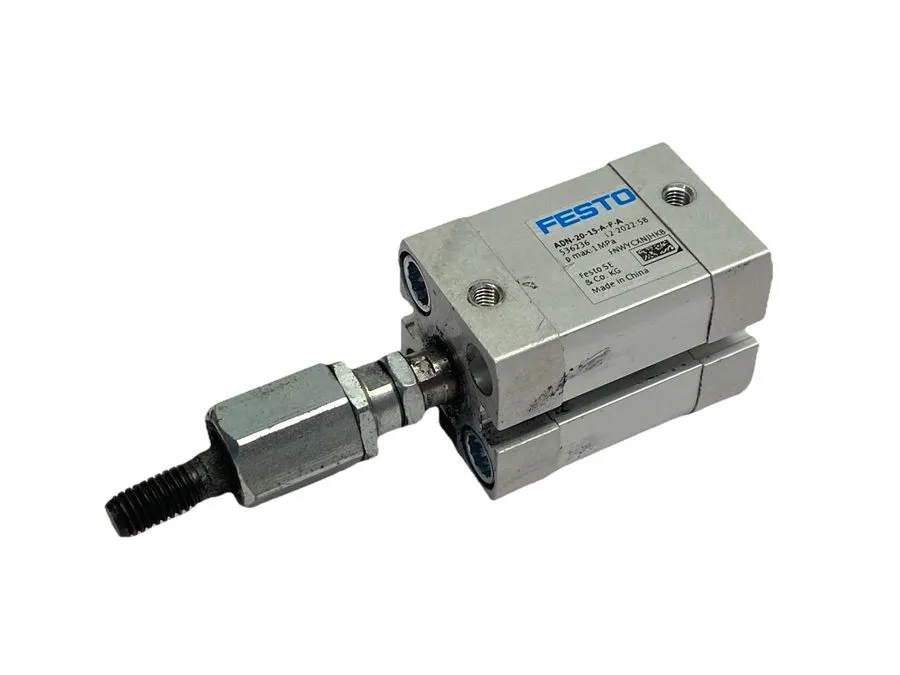 Пневмоцилиндр Festo ADN-20-15-A-P-A Compact Pneumatic Cylinder 20mm Bore 15mm St
