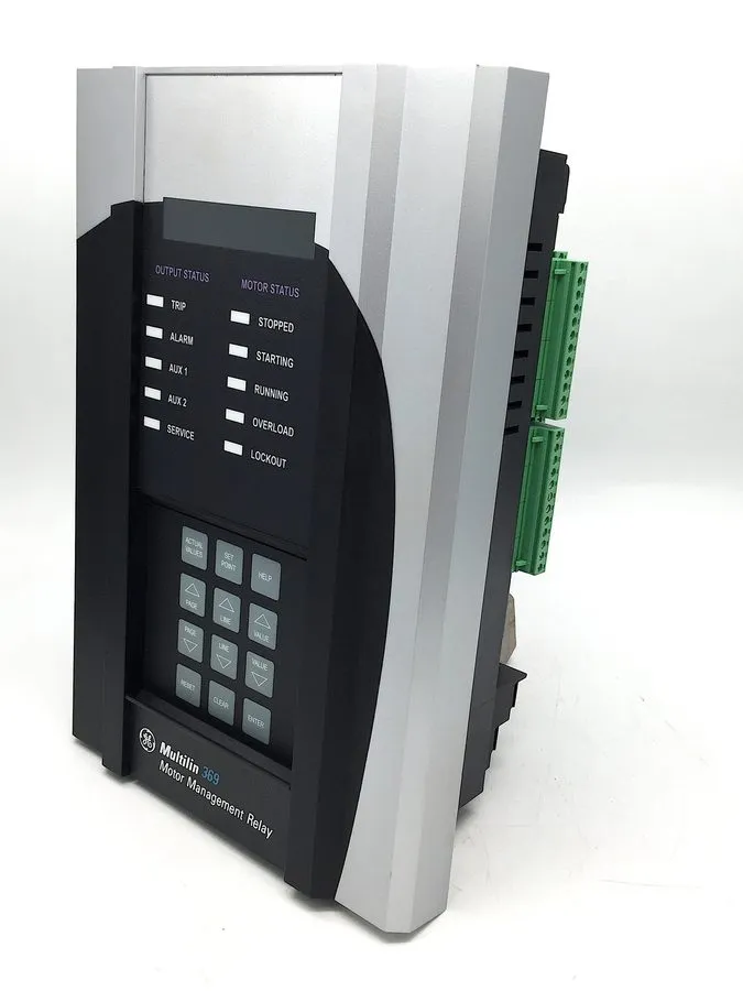 Реле защиты GE Multilin 369 369-LO-R-0-0-E-0-E Motor Management Relay 3PH Protec — фото лота 2