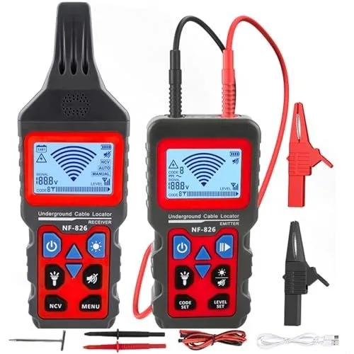 Трассоискатель NOYAFA NF-826 Underground Cable Locator Wire Tracker — фото лота 1