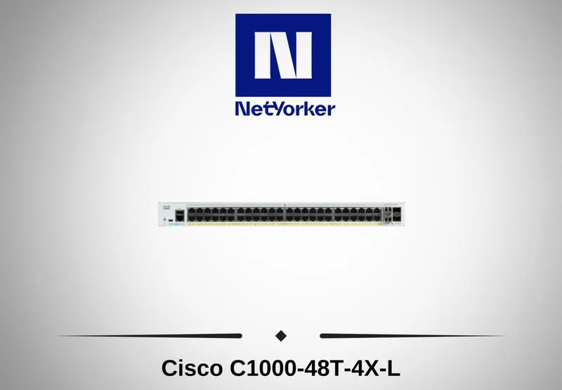 Коммутатор CISCO C1000-48T-4X-L 48 port network switch — фото лота 1