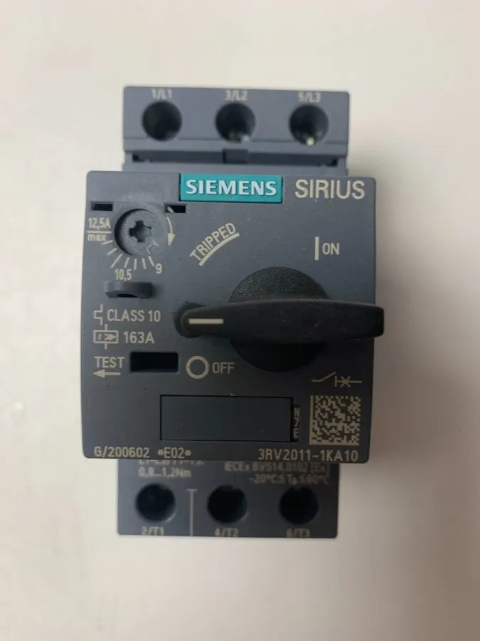 Автоматический выключатель Siemens SIRIUS 3RV2011-1KA10 Motor Protection Circuit