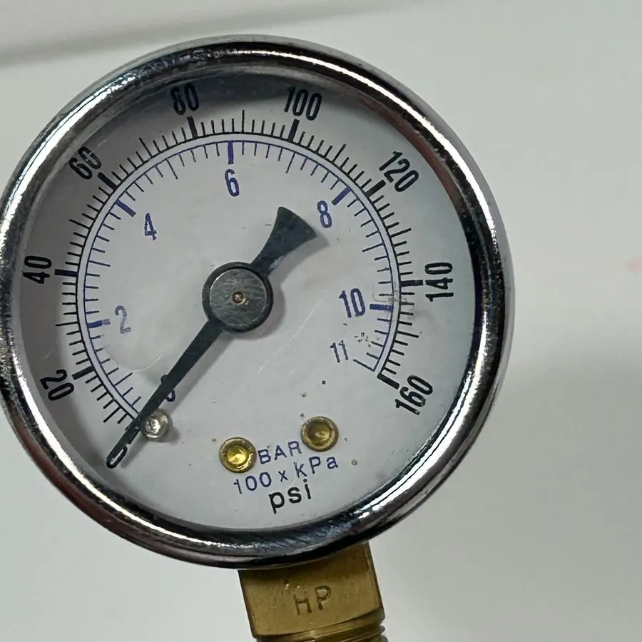 Клапан Parker 20R013GC Pneumatic Pressure Regulator 160 PSI Gauge Brass Air Valv — фото лота 1