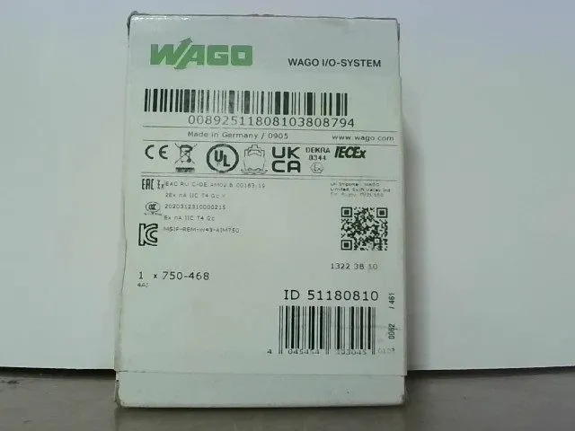 Модуль ввода-вывода WAGO 750-468 4-channel analog input module