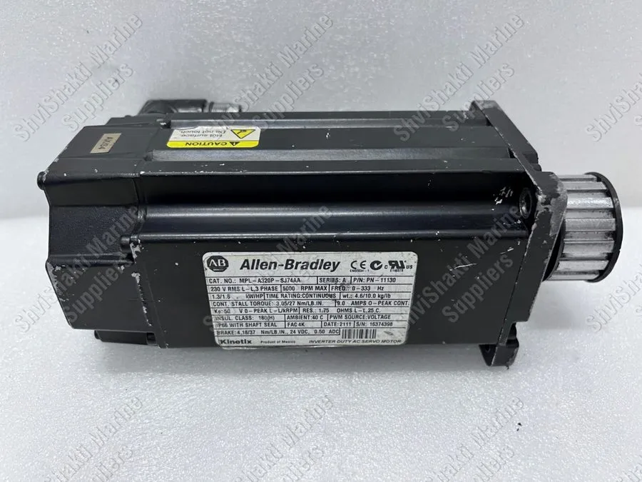 Серводвигатель High Quality Allen-Bradley Servo Motor MPL-A320P-SJ74AA — фото лота 1